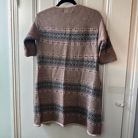NWOT Boho Open Cardigan Sweater w/Pockets - Picture 4 of 4